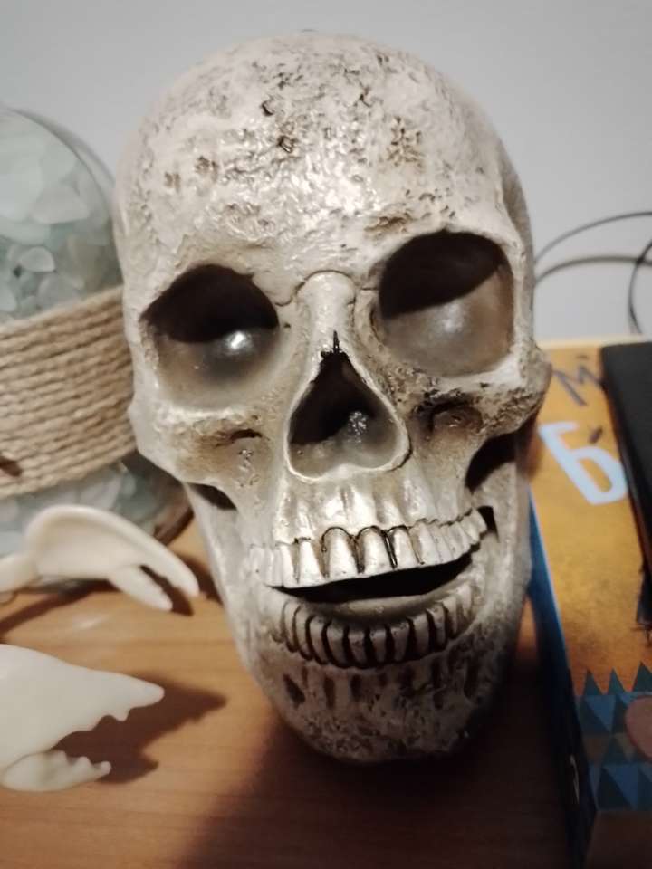 Хэллоуин череп онлайн-пазл