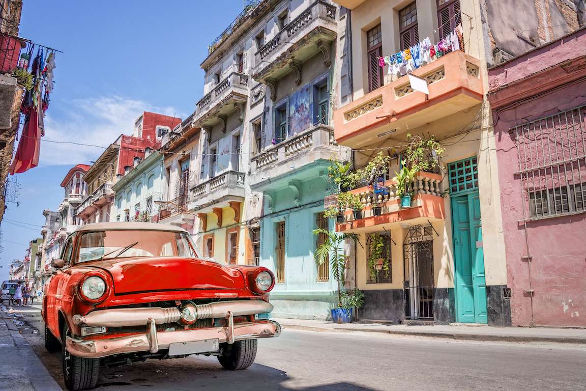 Bâtiments à Cuba puzzle en ligne