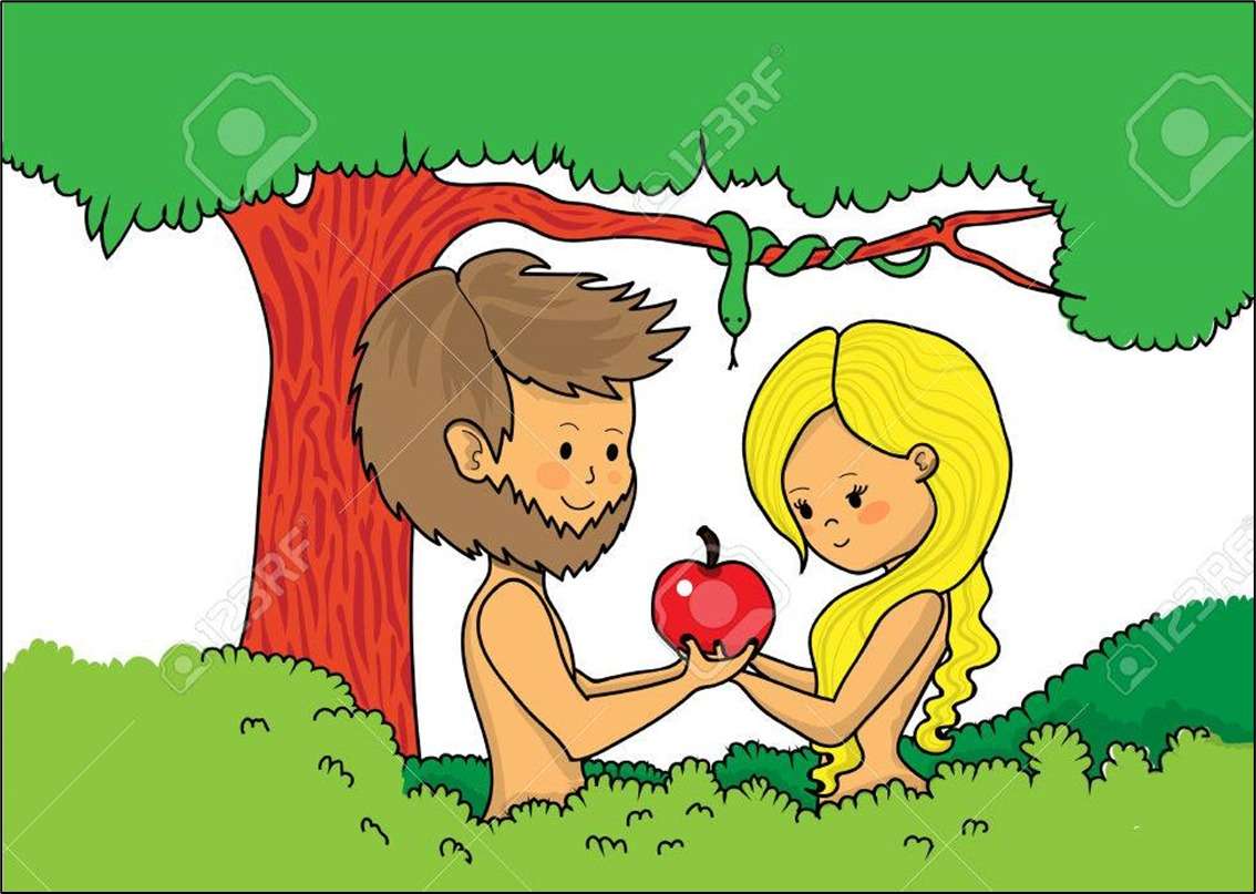Адам и Ева онлайн пъзел