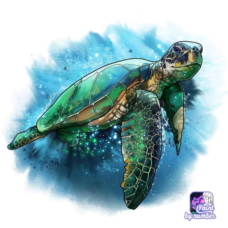 Tortue de mer puzzle en ligne