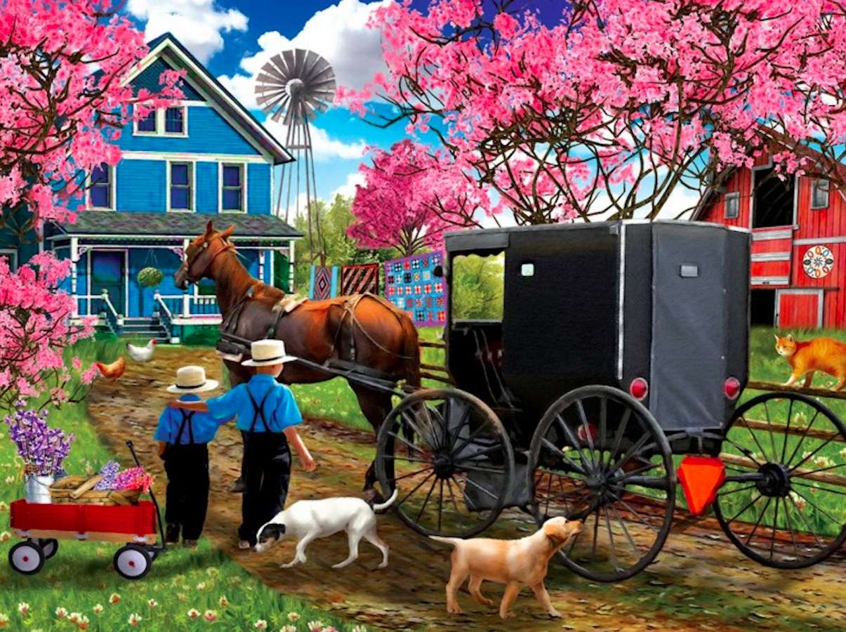 When the cherries bloom :) jigsaw puzzle online