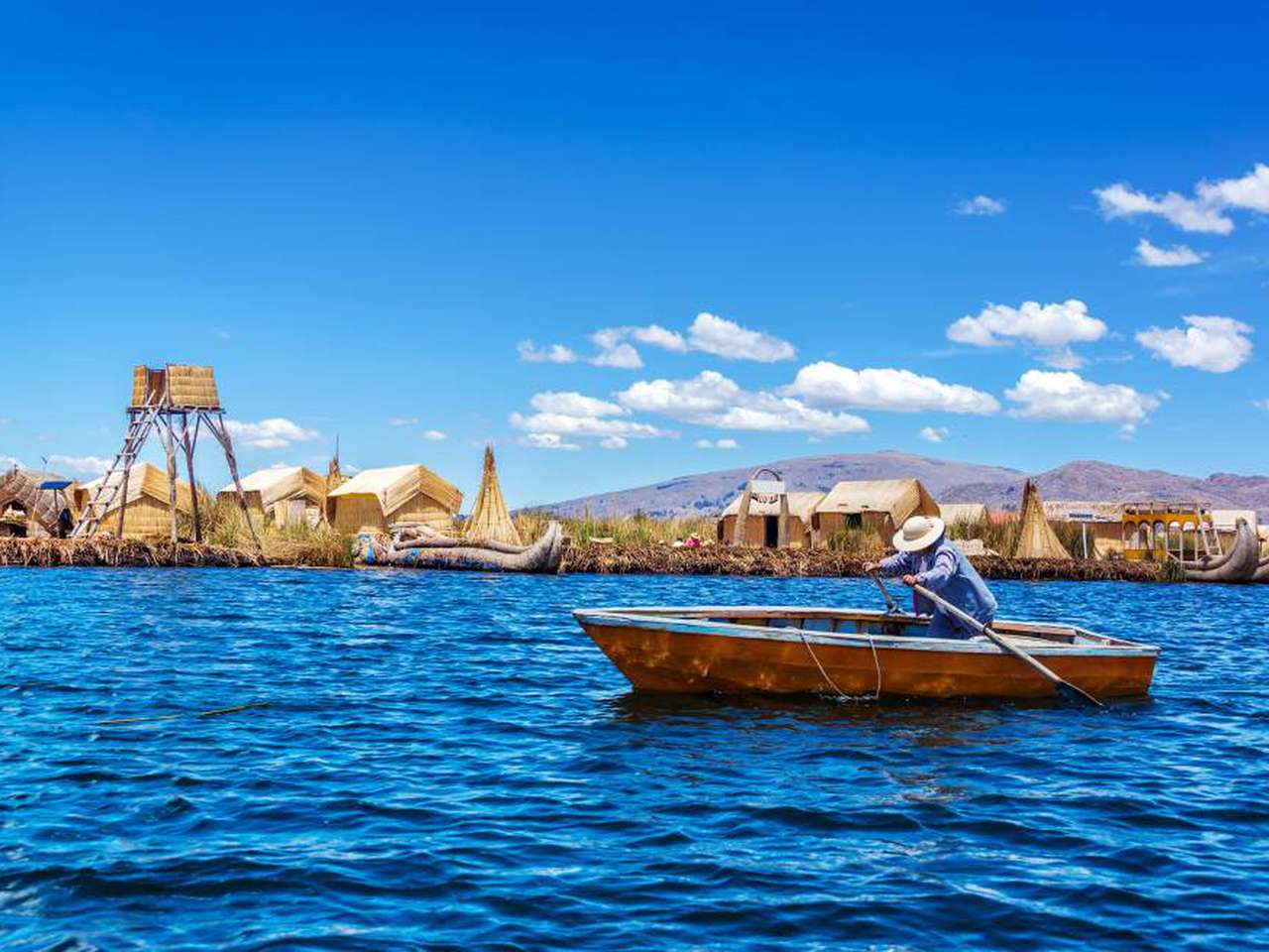 Jezero Titicaca skládačky online