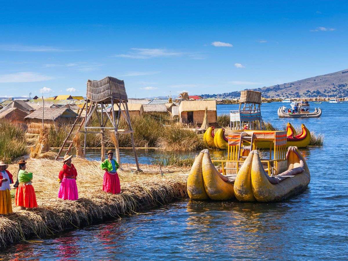 Озеро Титикака онлайн-пазл