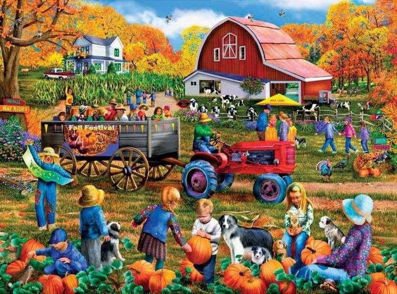 Dogs at festival #229 jigsaw puzzle online