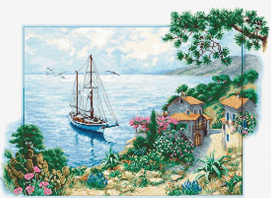 And the boat goes. jigsaw puzzle online