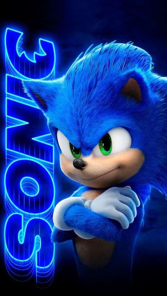 Sonic azul rompecabezas en línea