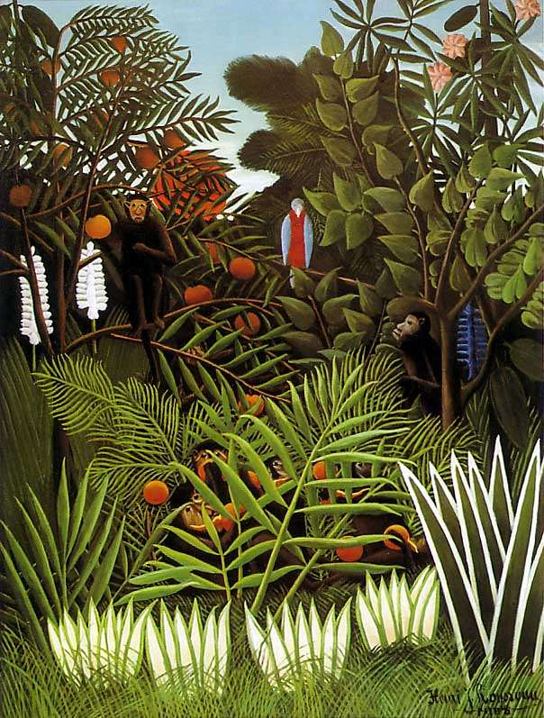 Rousseau: Peisaj exotic puzzle online