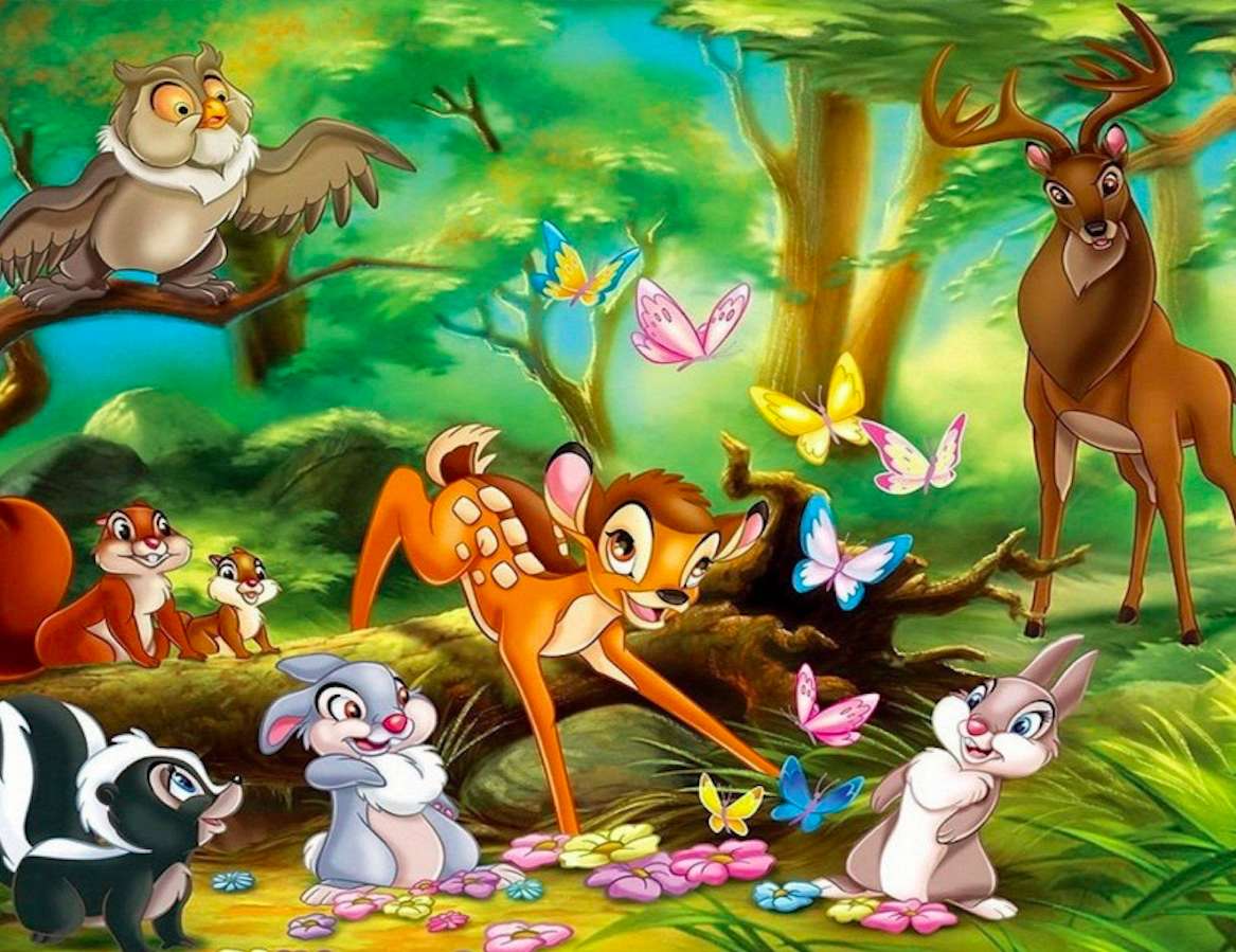 Schattige lieve Bambi II 2006 legpuzzel online