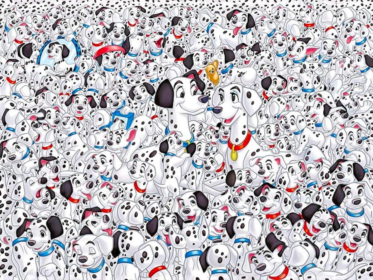 101 Dalmatiner - kann es arrangiert werden :) Online-Puzzle