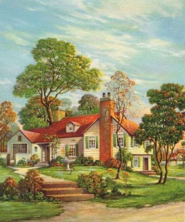 House in the countryside jigsaw puzzle online