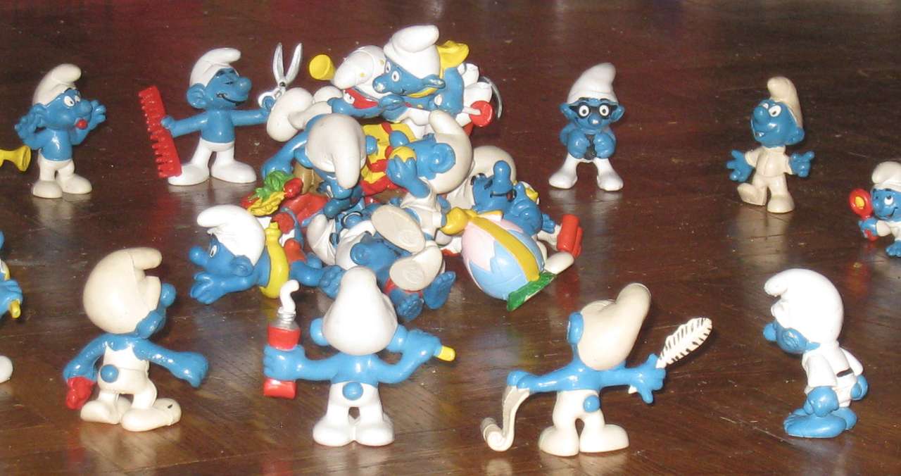 A rodada dos Smurfs quebra-cabeças online