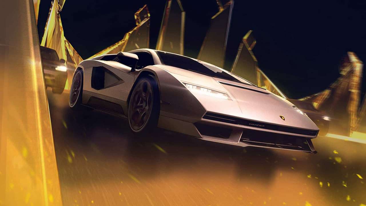 Жажда скорости без ограничений 2022 Lamborghini countach пазл онлайн