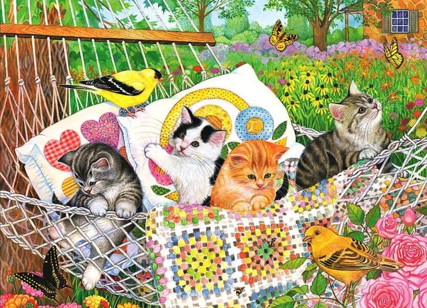 Summer Kittens #246 jigsaw puzzle online