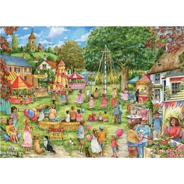 Târg în sat jigsaw puzzle online