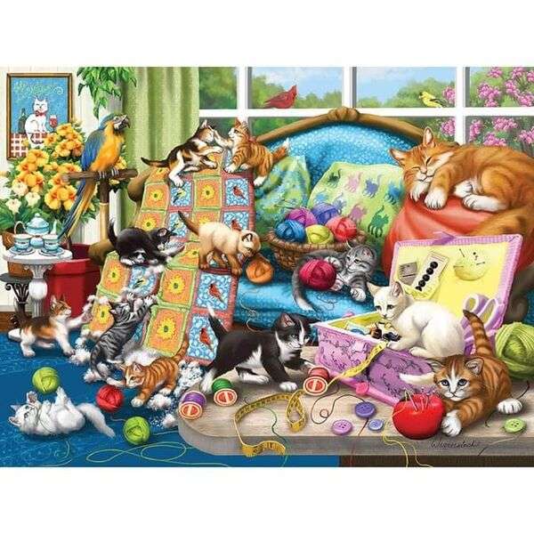 Kittens in kattenkwaad #249 online puzzel