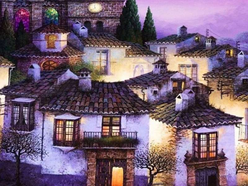 Spaans dorp online puzzel