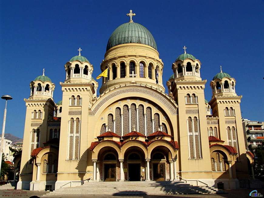St. Andrew - basílica na Grécia quebra-cabeças online