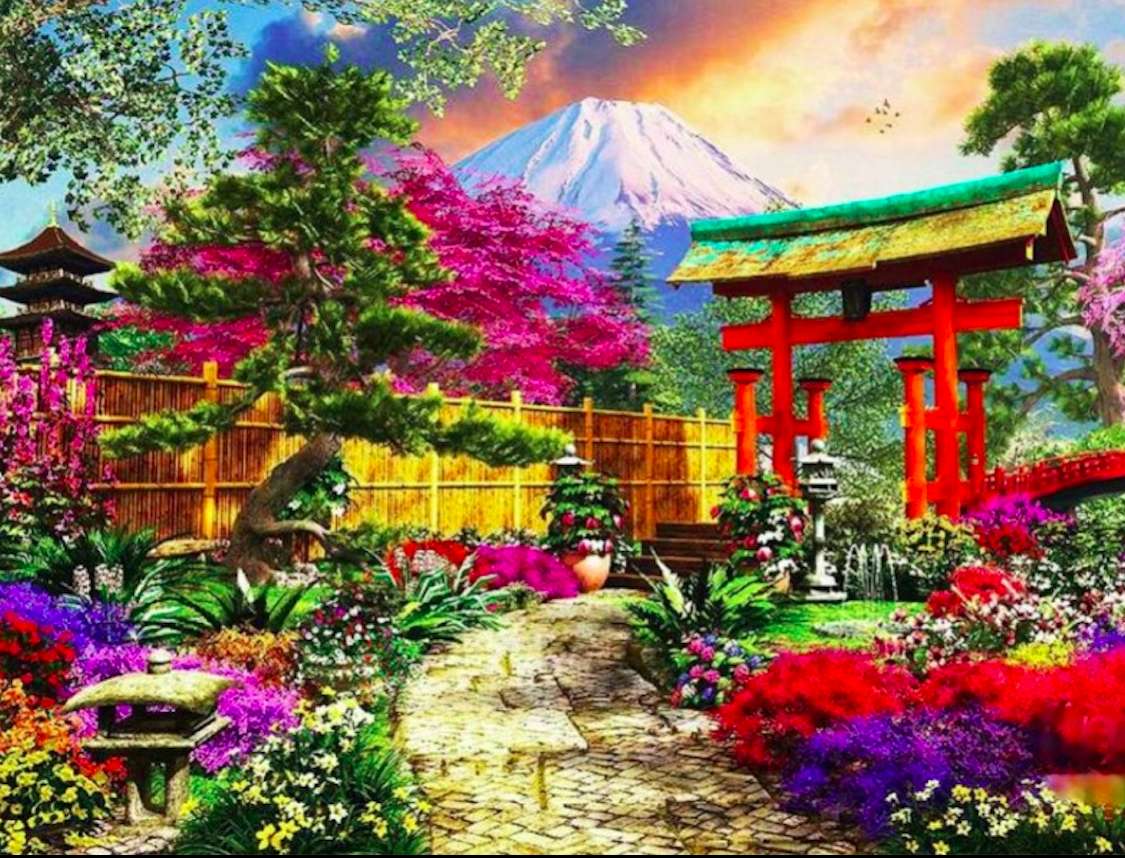 BEAUTY OF JAPANESE GARDENS, THESE FLOWERS, SPORTS, A MIRACLE online puzzle