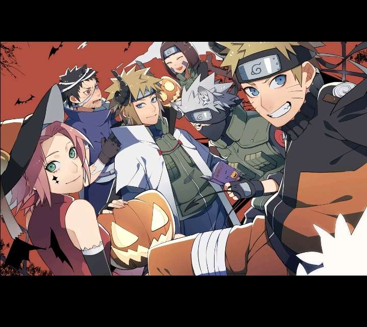 Halloween with Naruto jigsaw puzzle online