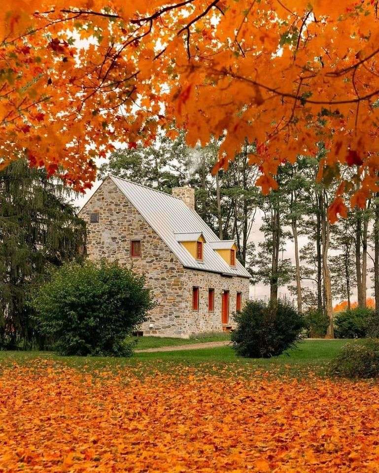 őszi ház kirakós online