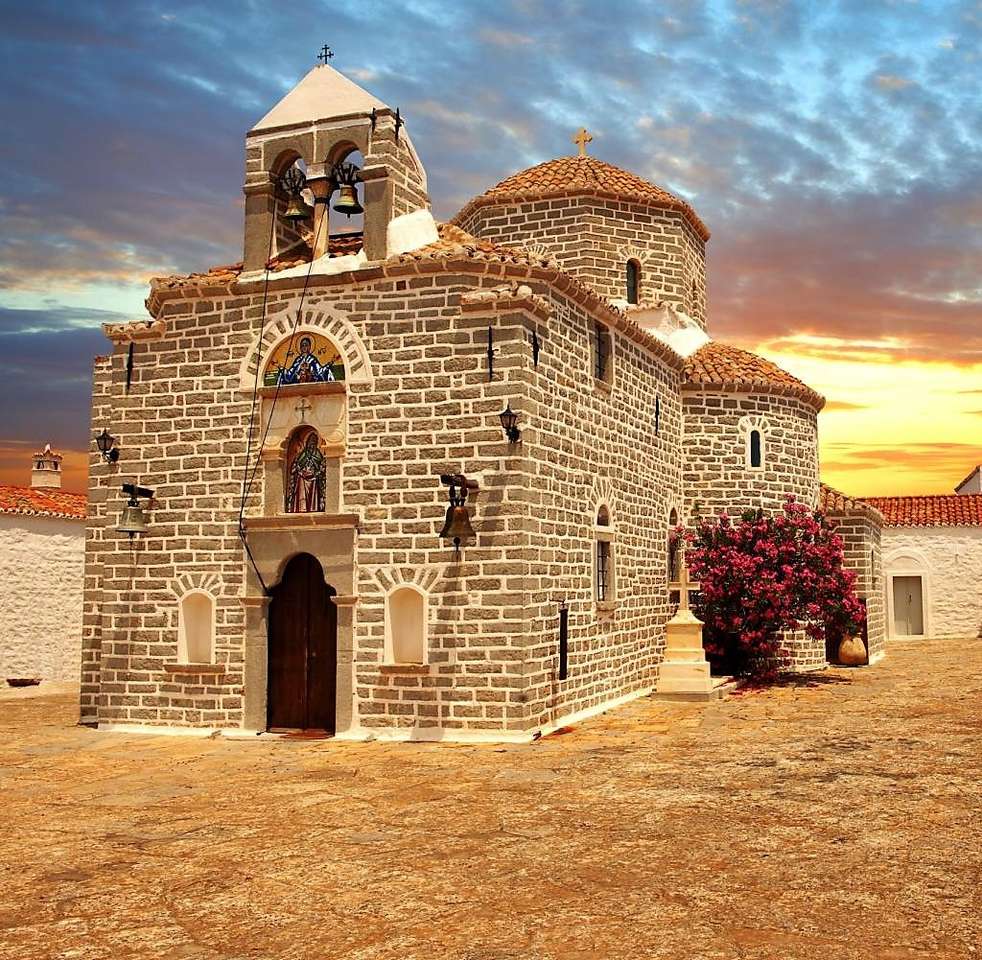 Hydra Prophet Elias Monastery jigsaw puzzle online