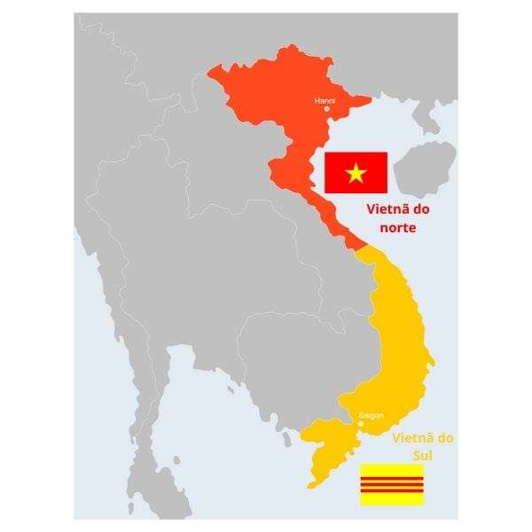 North Vietnam and South Vietnam Separation online puzzle