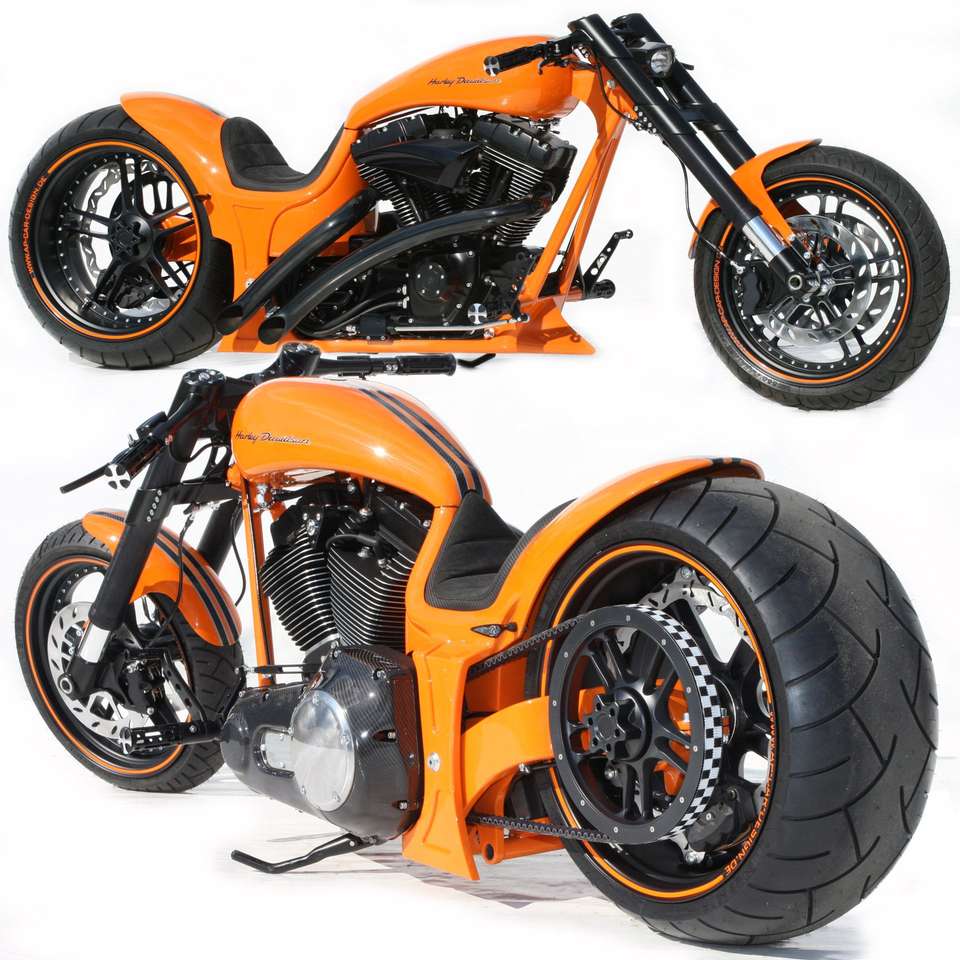 Garoto Gordo Harley Davidson quebra-cabeças online