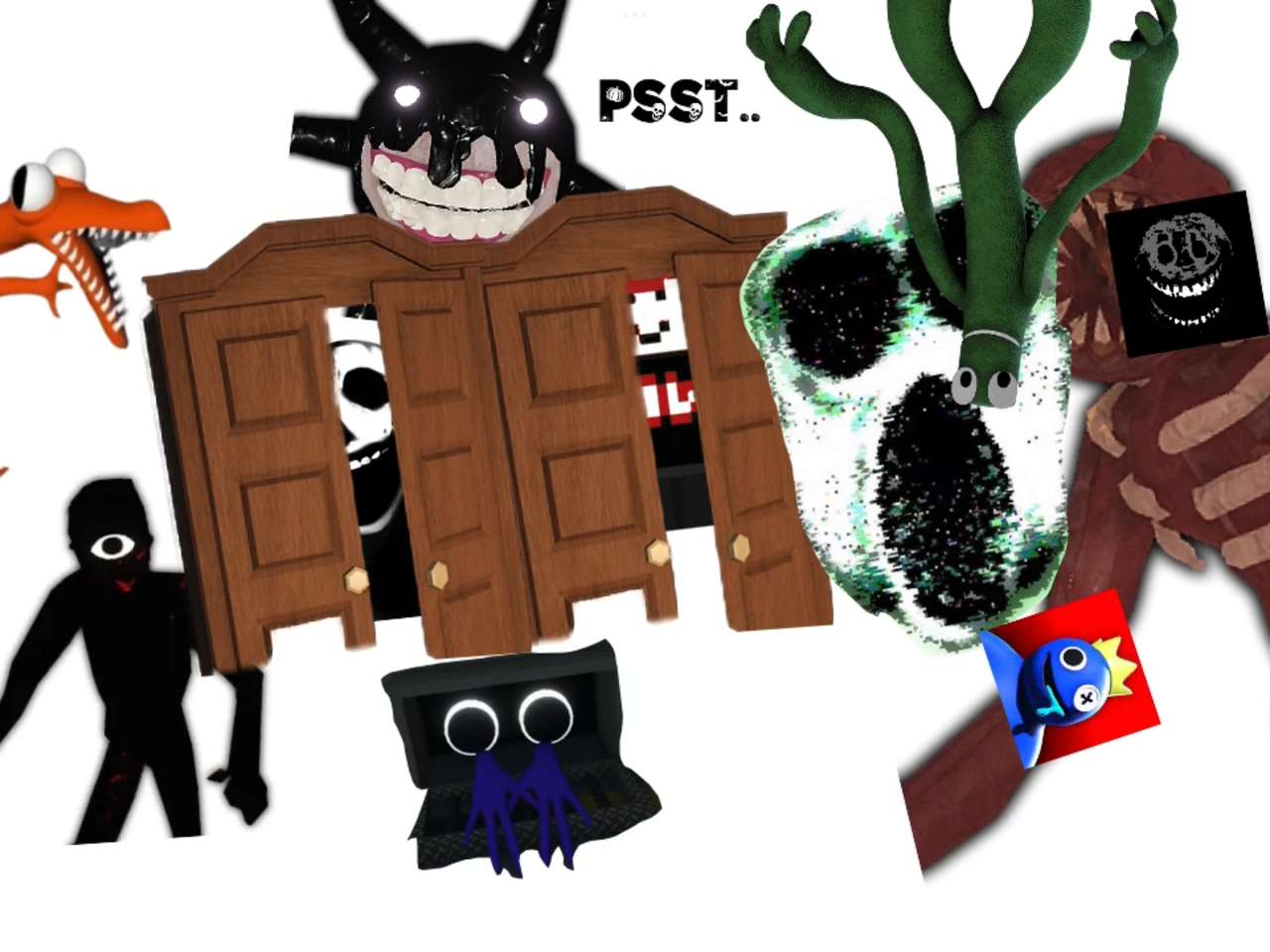 Let's See Which Rainbow Friend You Would Be If They Were In The Roblox Doors  Game! 