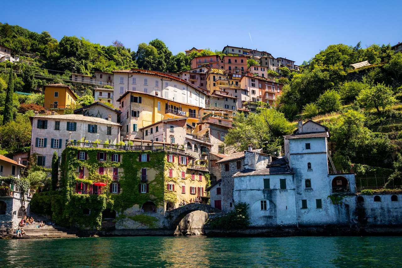 Езерото Комо, Италия онлайн пъзел