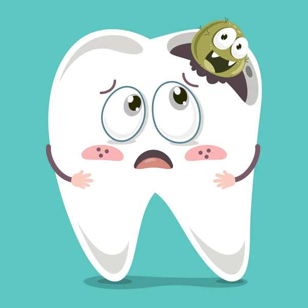 зуб с кариесом онлайн-пазл