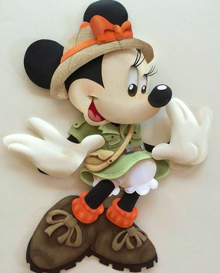 Mickey Mouse - artesanía de manos talentosas, un milagro :) rompecabezas en línea