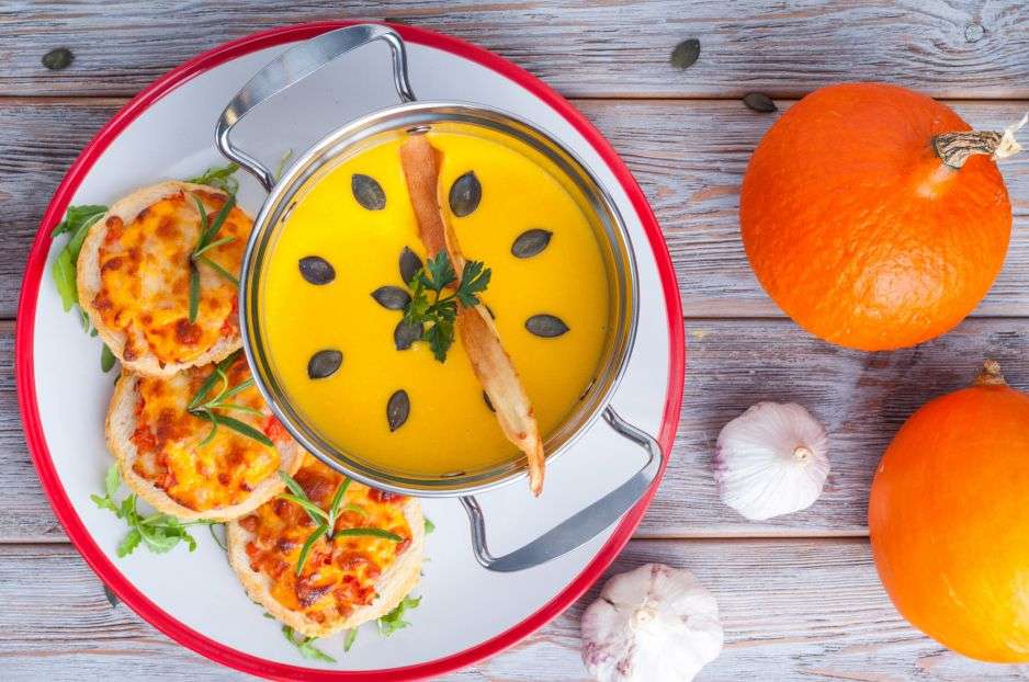 Pumpkin cream soup with cream cheese online puzzle