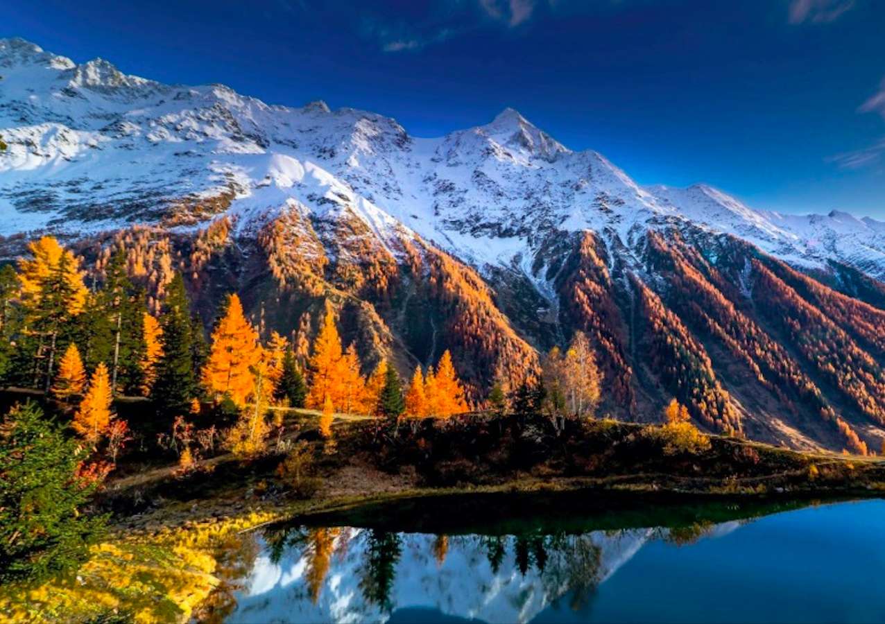 Швейцария-Бернските Алпи, Черно езеро-Черно езеро онлайн пъзел