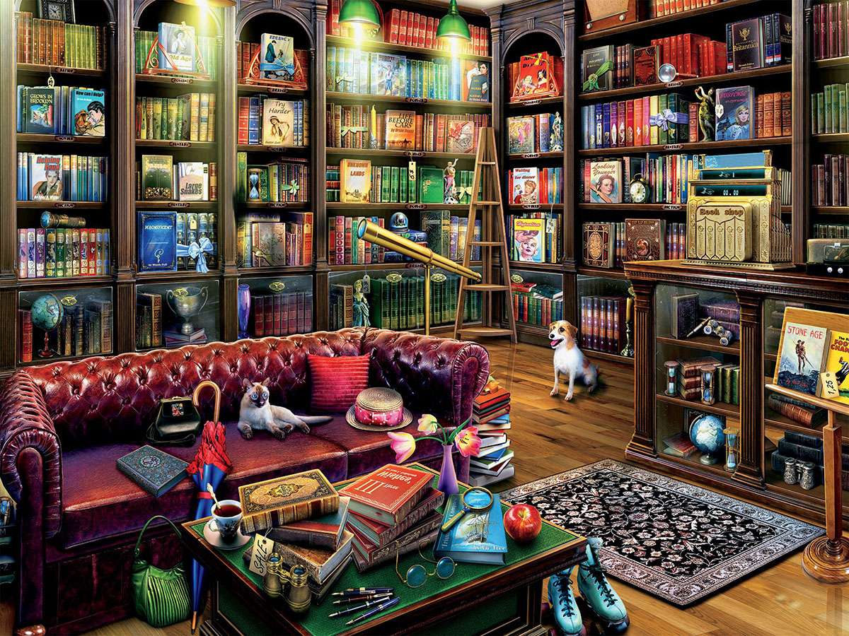 Library in the lounge online puzzle