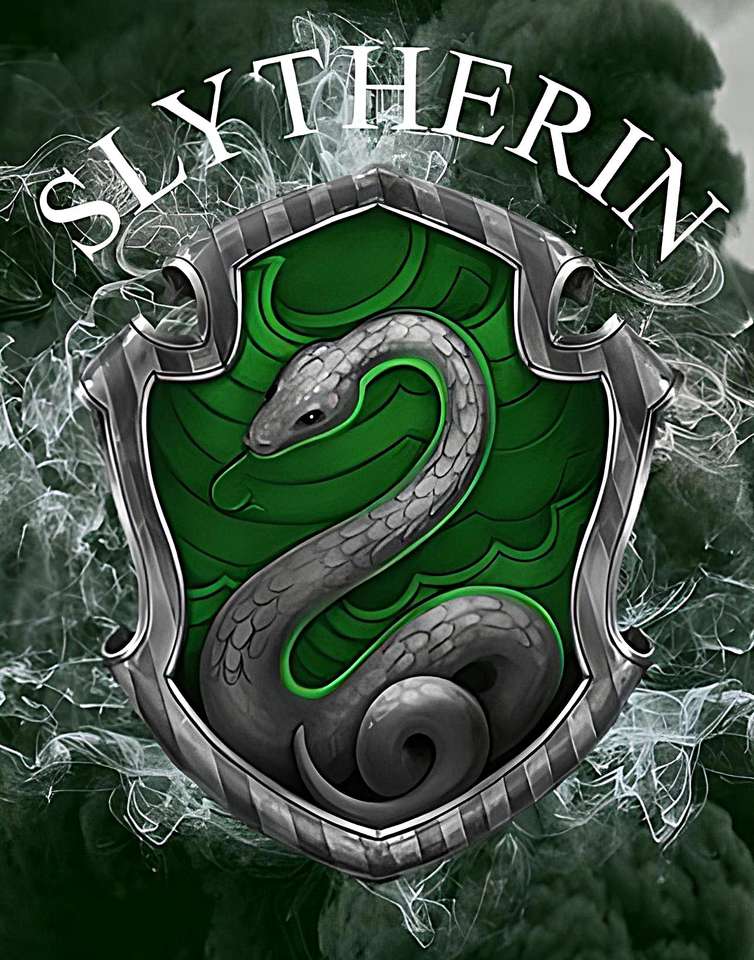 Escudo de armas de Slytherin rompecabezas en línea