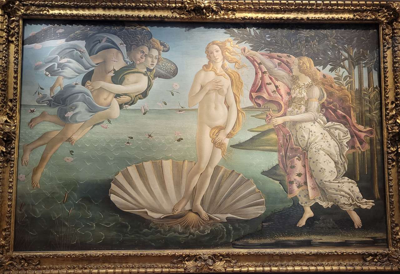 Vênus de Botticelli puzzle online
