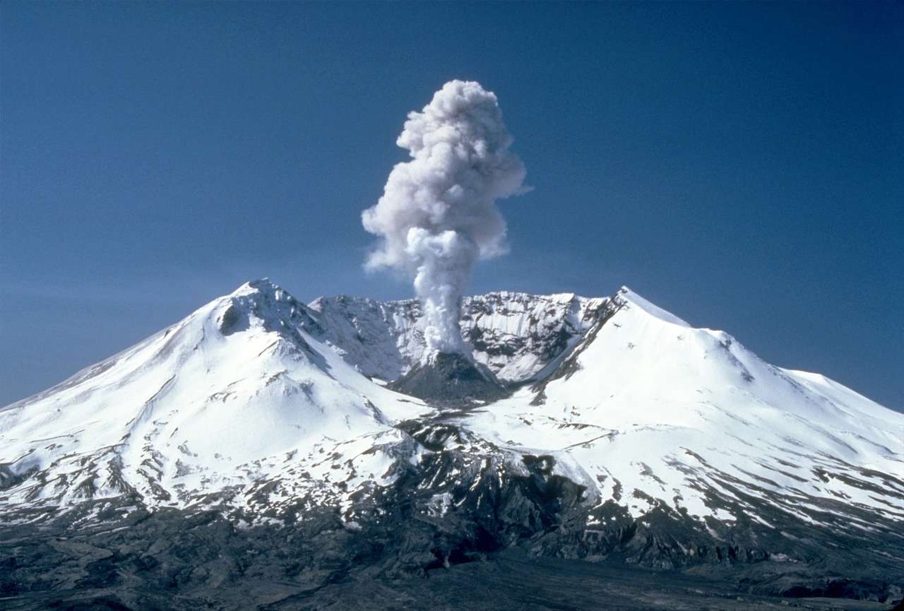 Sopečná erupce skládačky online