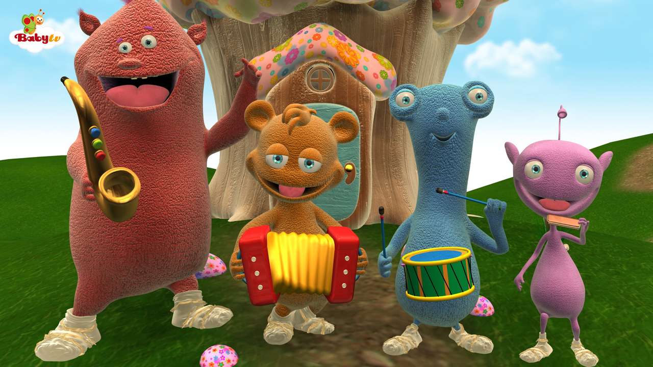 The Cuddlies have their musical instruments jigsaw puzzle online