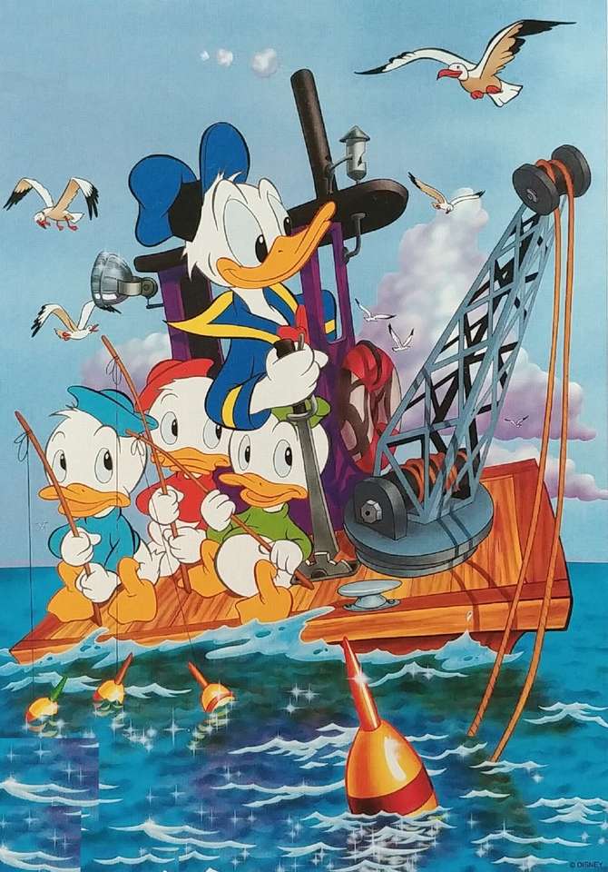 Donald Duck online puzzle