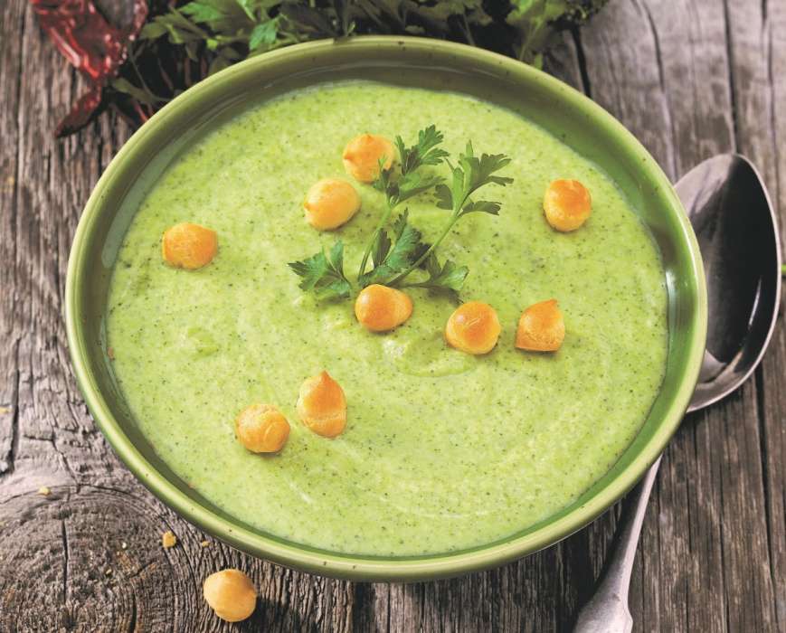 Крем супа от броколи онлайн пъзел