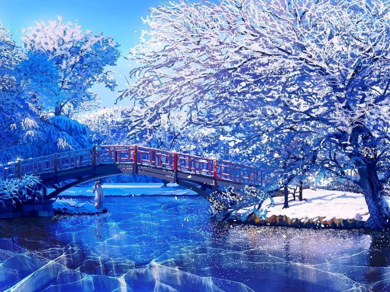 Winter fantasy - Ett mirakel av vintersäsongen, något vackert pussel på nätet
