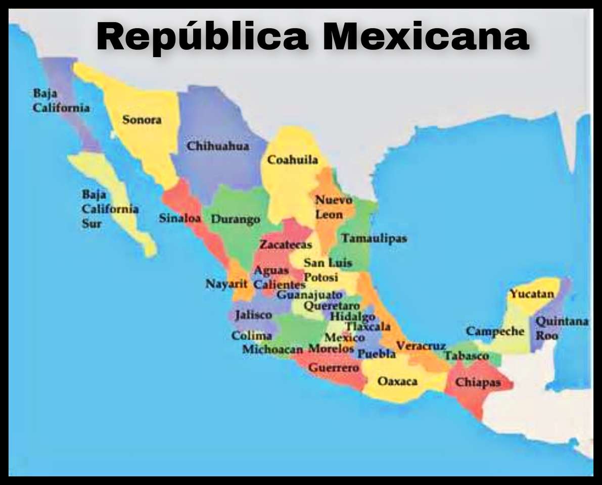 RÉPUBLIQUE MEXICAINE puzzle en ligne