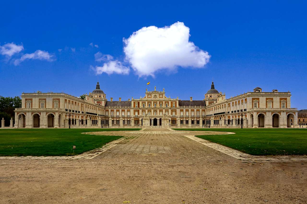 Königspalast von Aranjuez, Madrid, Spanien Puzzlespiel online