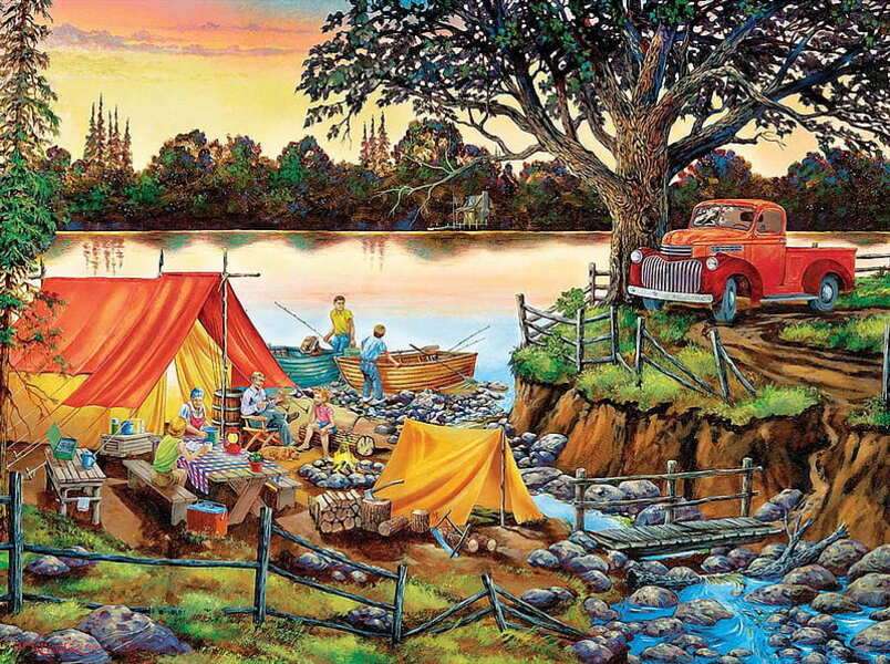 campen am see Online-Puzzle