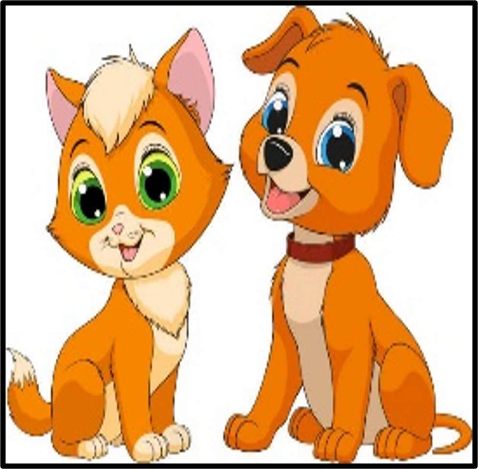 猫と犬 ジグソーパズルオンライン