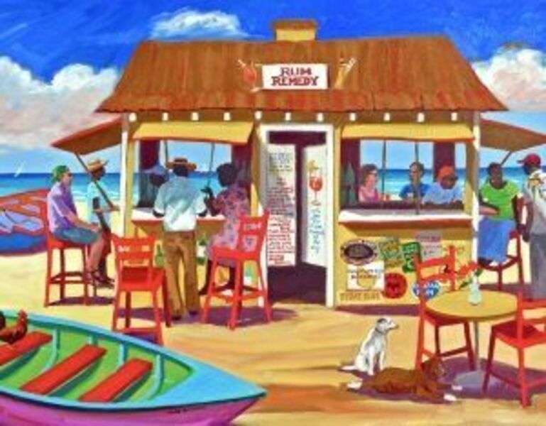Beach businesses Virgin Islands jigsaw puzzle online