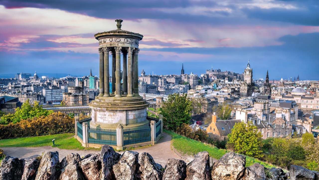 Panorama de Edimburgo puzzle online