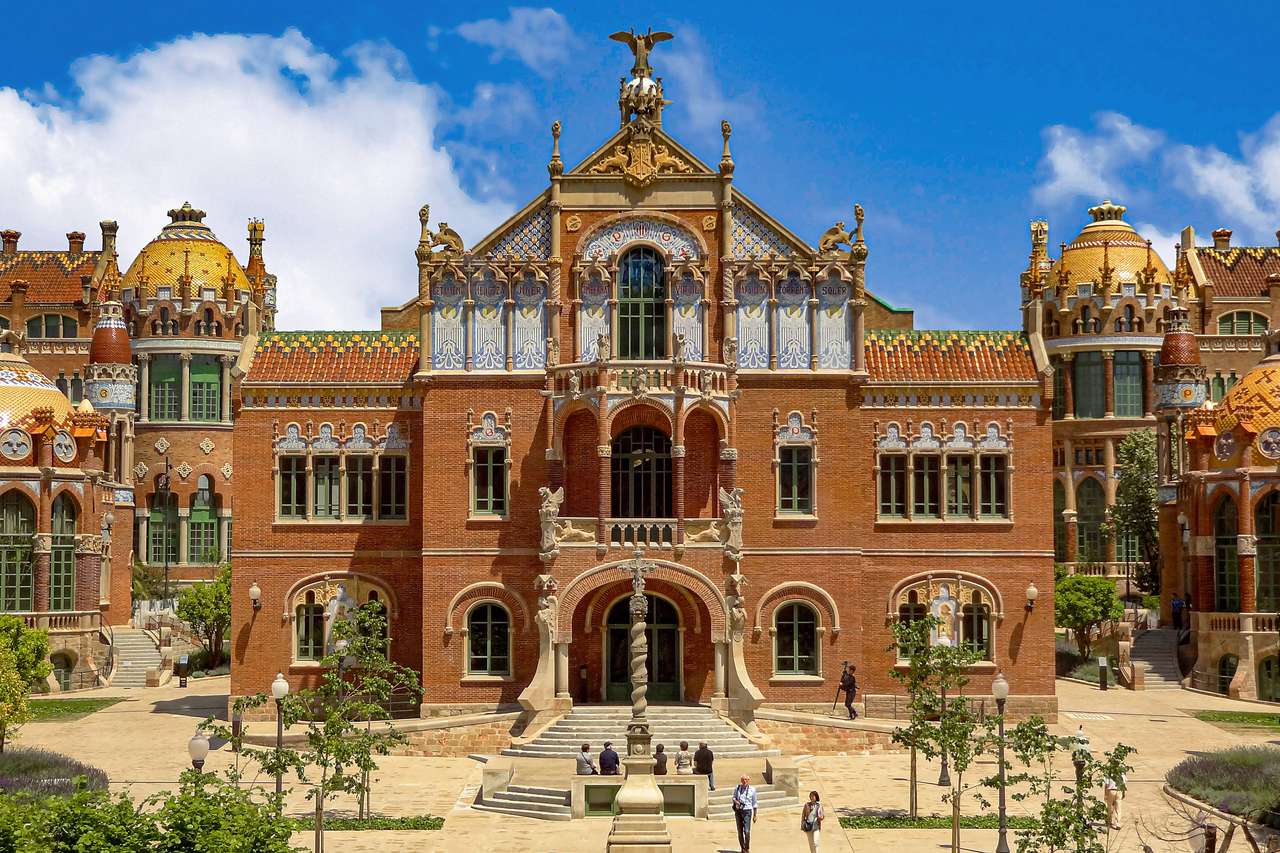 Sant Pau Ziekenhuis, Barcelona, ​​​​Spanje online puzzel