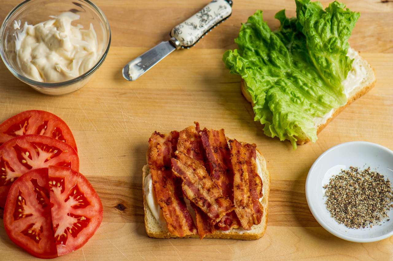 BLT sendvič skládačky online