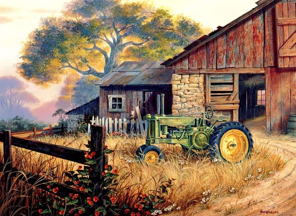 Boerderij op het platteland online puzzel